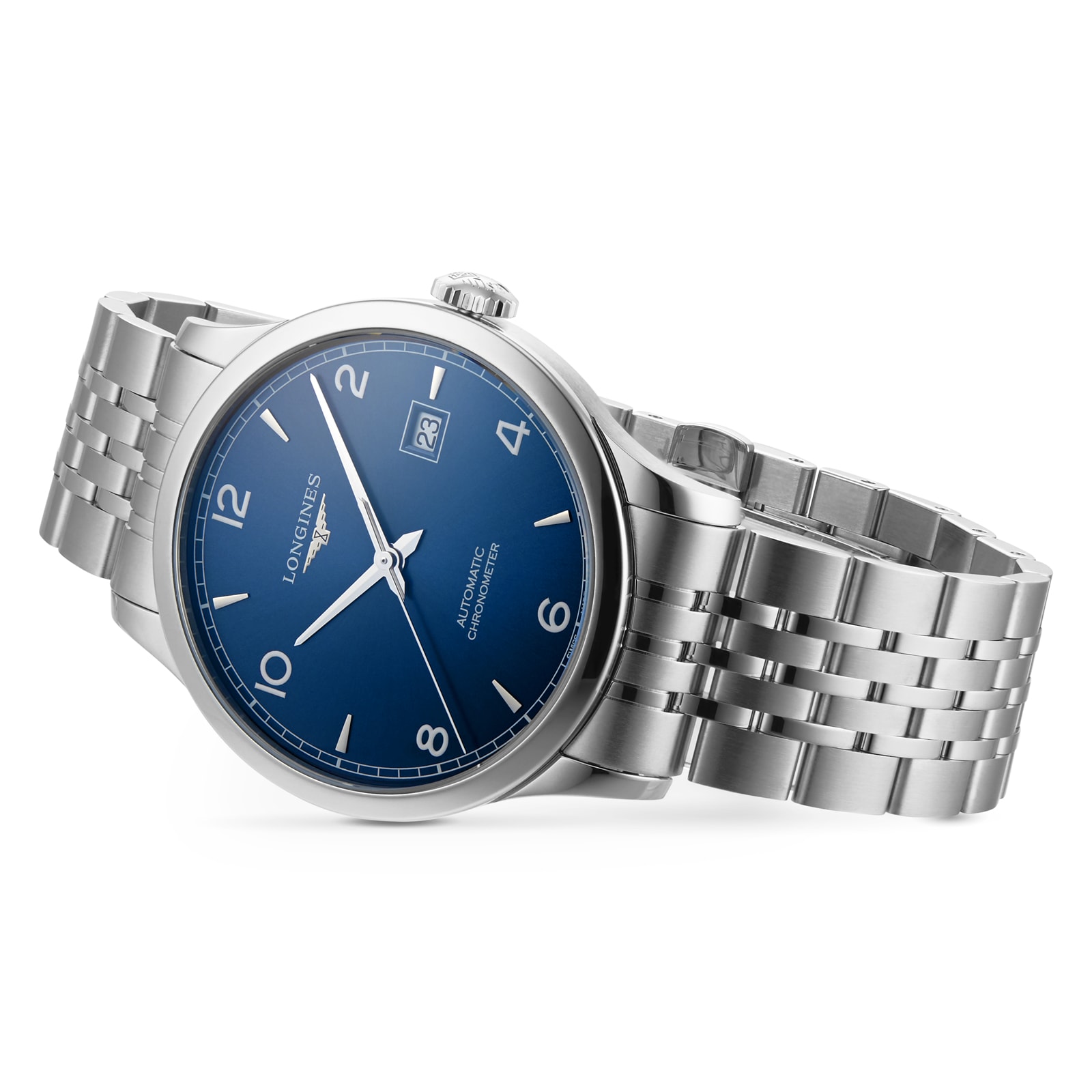 Longines on sale record blue