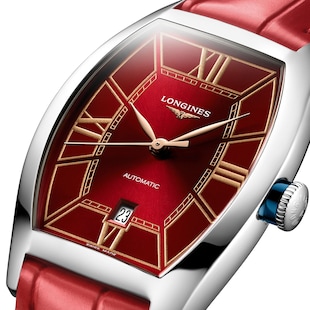 Longines Evidenza 26mm X 30.6mm Ladies Watch Red