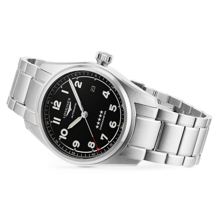 Longines Spirit 40mm Mens Watch Black