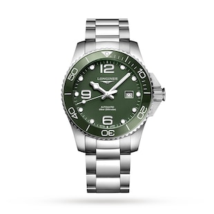 Longines HydroConquest 43mm Mens Watch Green