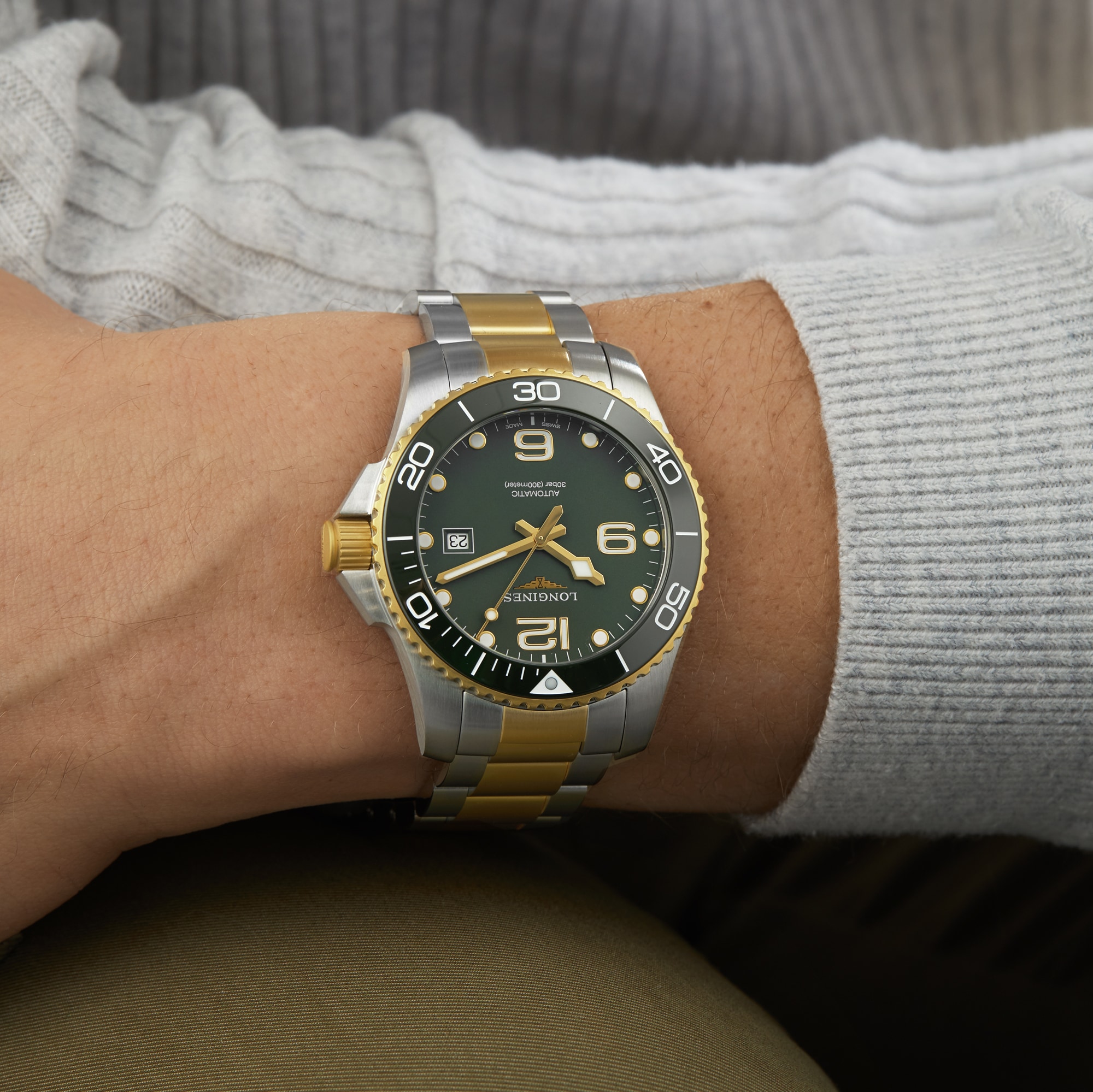 Longines discount green hydroconquest