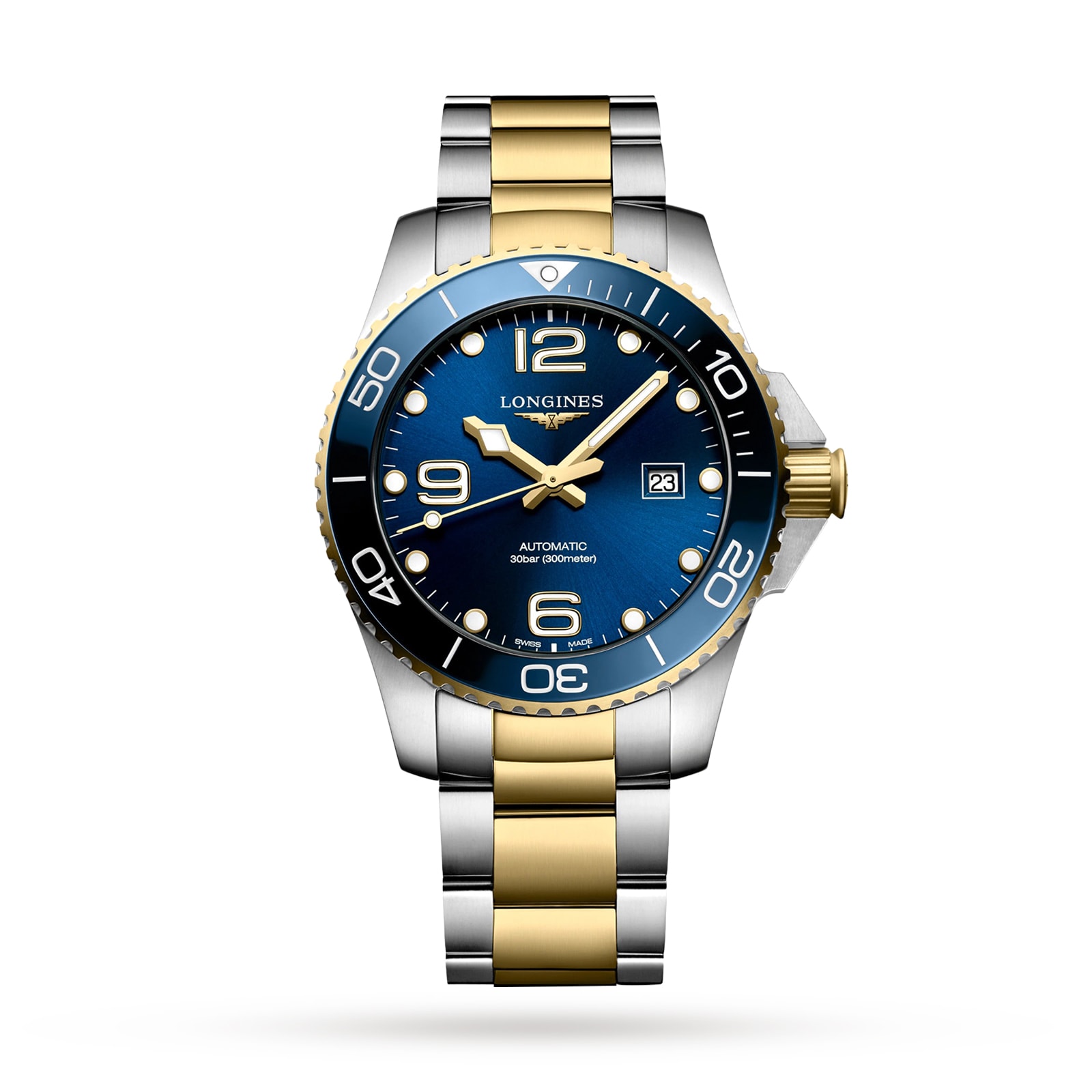 Longines HydroConquest 43mm Mens Watch Blue