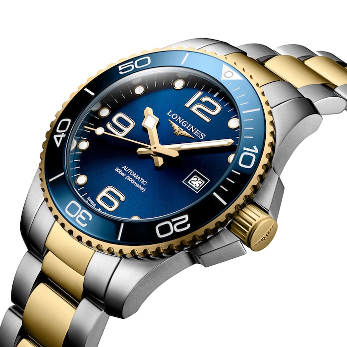 Longines HydroConquest 43mm Mens Watch Blue