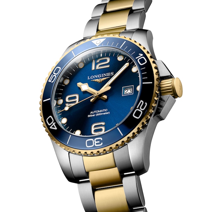 Longines HydroConquest 43mm Mens Watch Blue