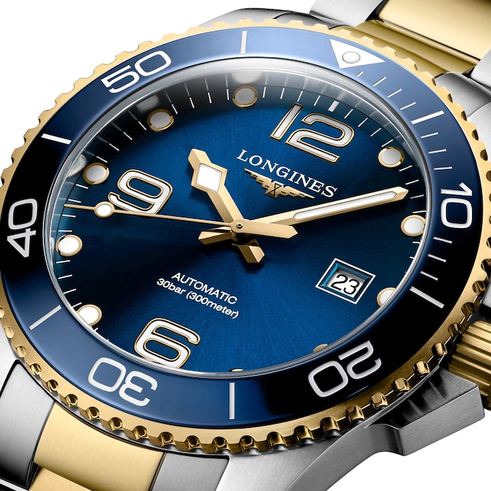 Longines HydroConquest 43mm Mens Watch Blue