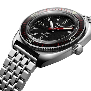 Longines Ultra-Chron 43mm Mens Watch - Stainless Steel Strap