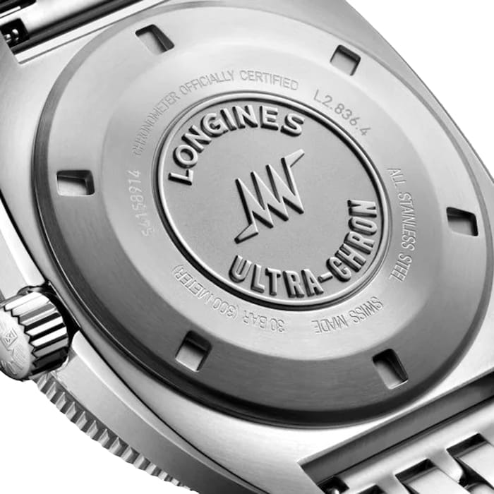 Longines Ultra-Chron 43mm Mens Watch - Stainless Steel Strap