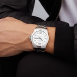 Longines Conquest 43mm Mens Watch Silver
