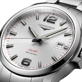 Longines Conquest V.H.P 43mm Mens Watch Silver