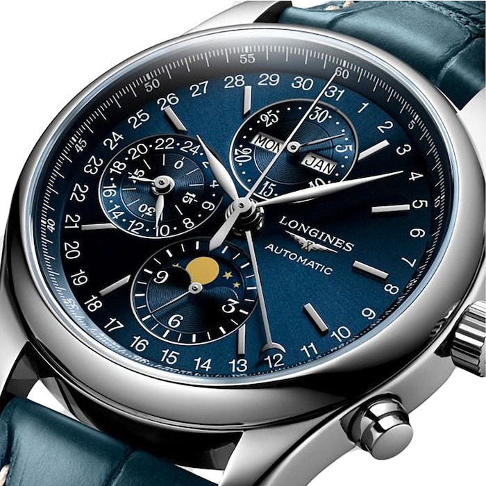 Longines Master Collection 42mm Mens Watch Blue