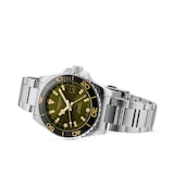Longines Hydroconquest 41mm Mens Watch Green Stainless Steel