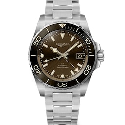 17351312 - Hydroconquest 41mm Mens Watch Brown Stainless Steel