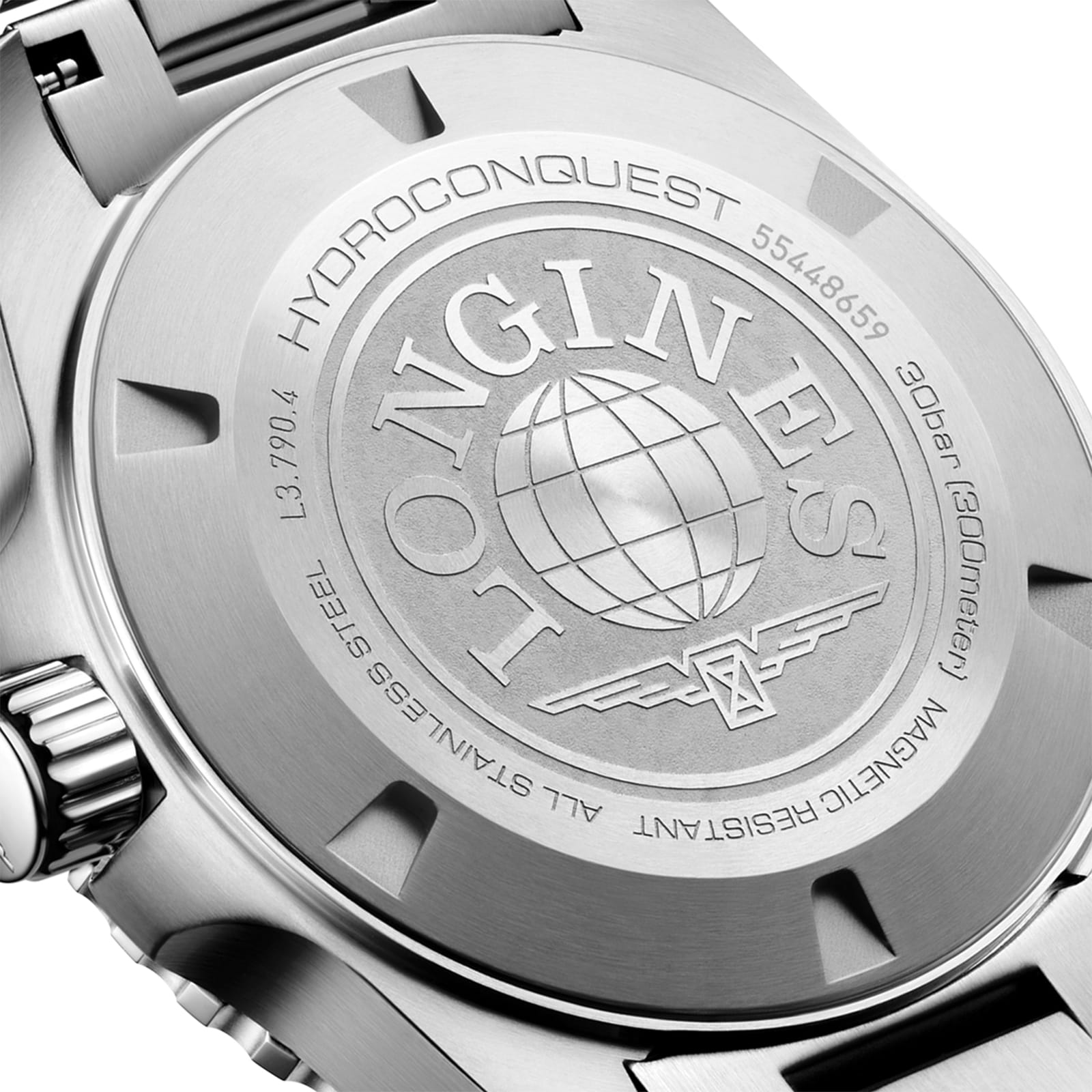 Longines HydroConquest 41mm Mens Watch Brown Stainless Steel