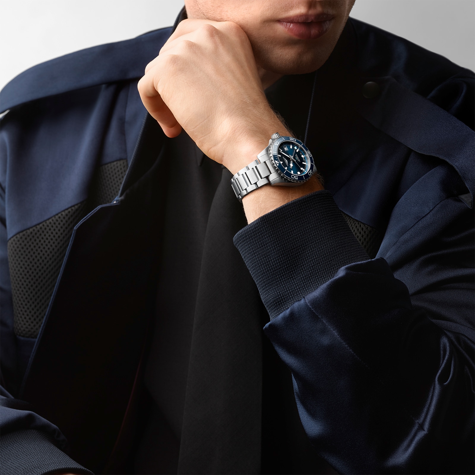 Longines HydroConquest 41mm Mens Watch Blue Stainless Steel Longines HydroConquest 41mm Mens Watch Blue Stainless Steel