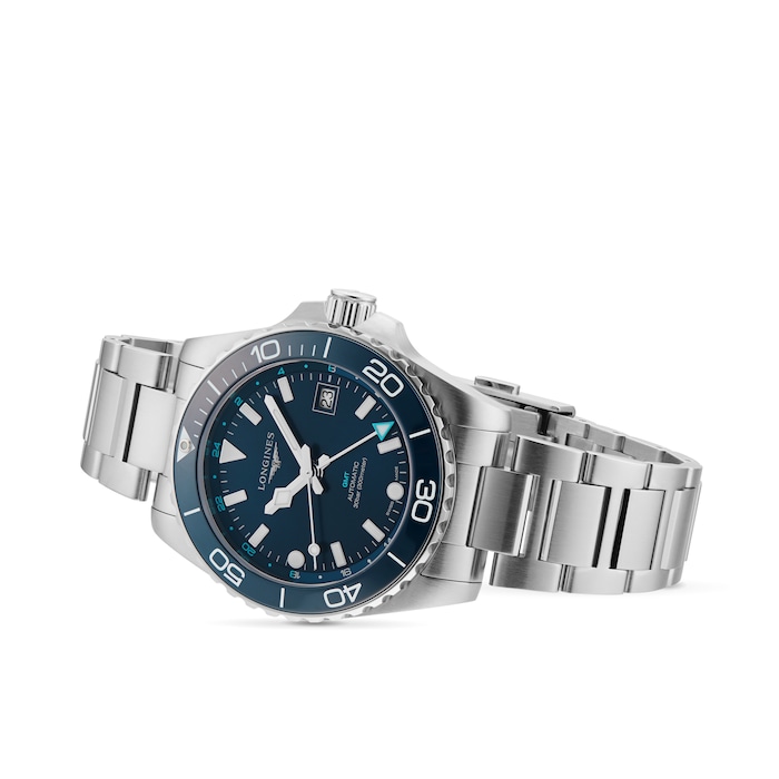 Longines Hydroconquest 41mm Mens Watch Blue Stainless Steel