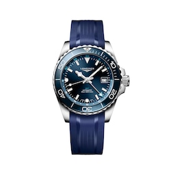 17351314 - Hydroconquest 41mm Mens Watch Blue Rubber
