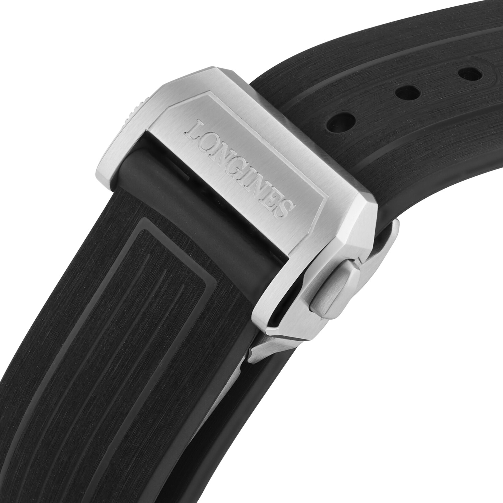 Longines hydroconquest best sale 41mm rubber strap