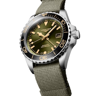 Longines Hydroconquest 41mm Mens Watch Green