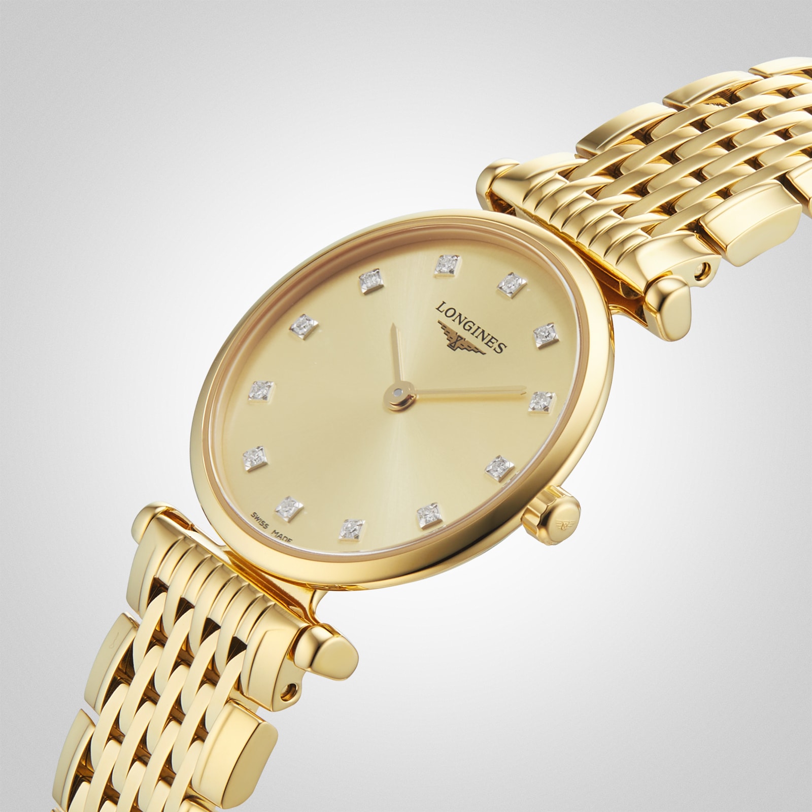 Longines La Grande Classique De Longines 24mm Ladies Watch Gold L42092378 Watches Of Switzerland UK