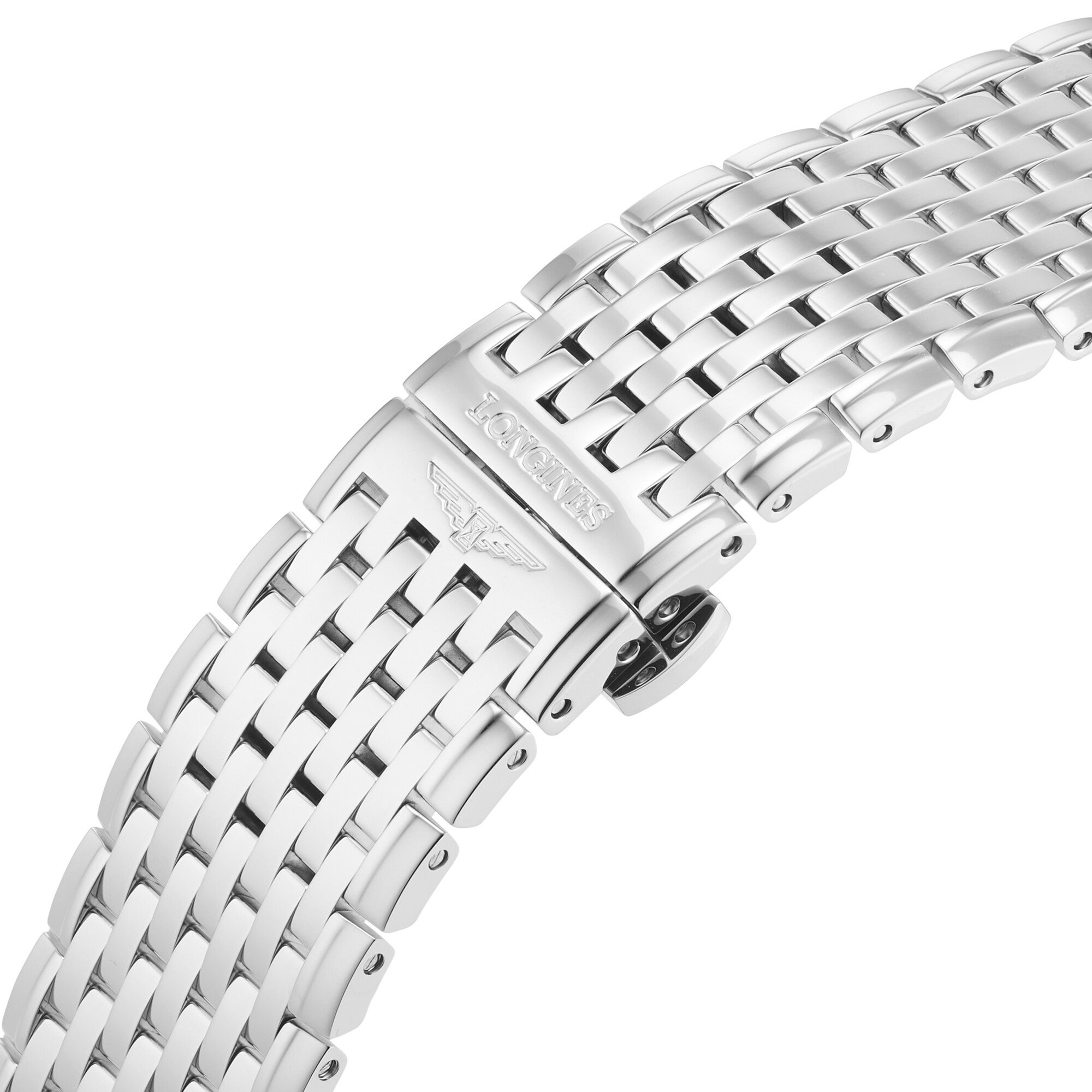 Longines stainless steel hot sale watch strap