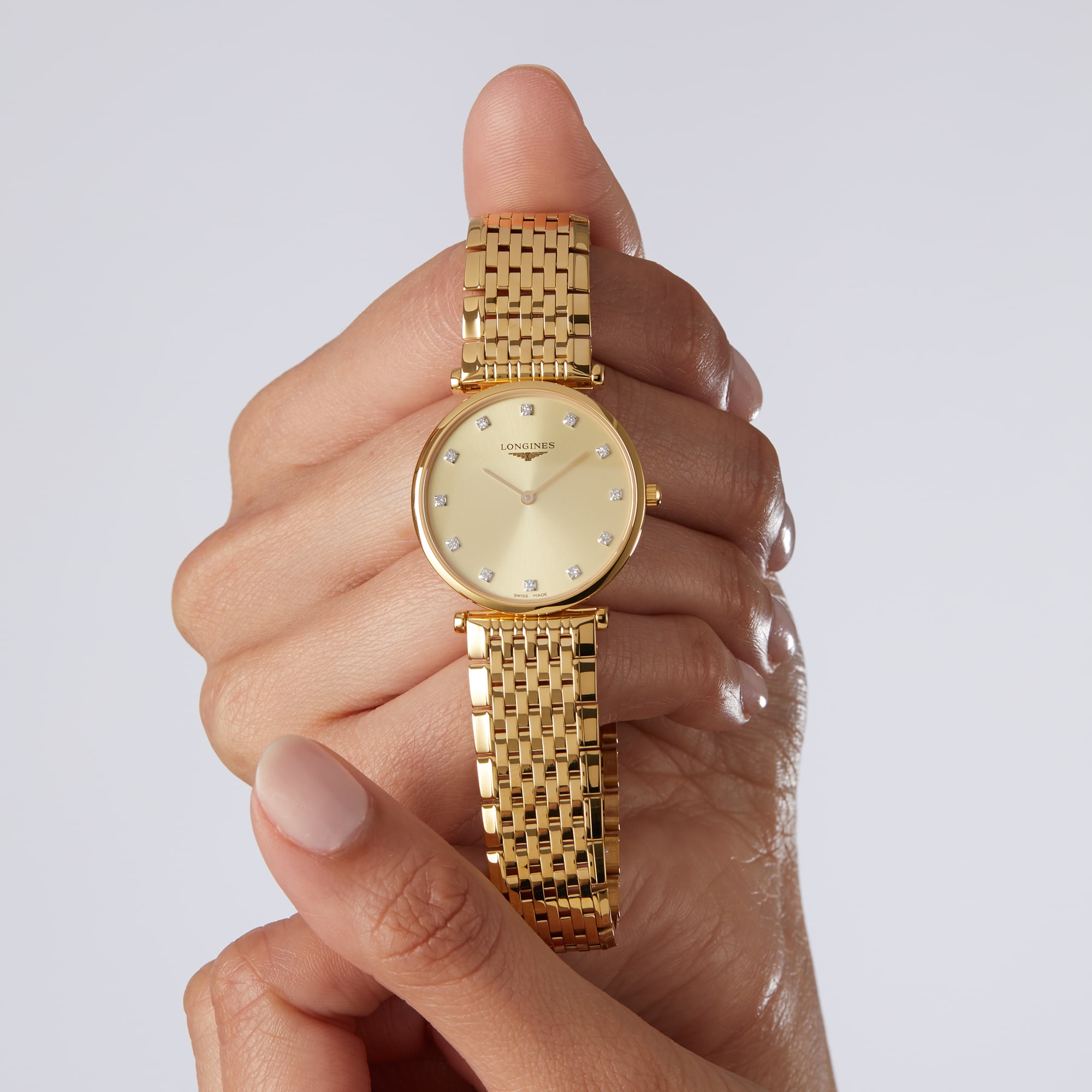 Ladies longines gold watches sale