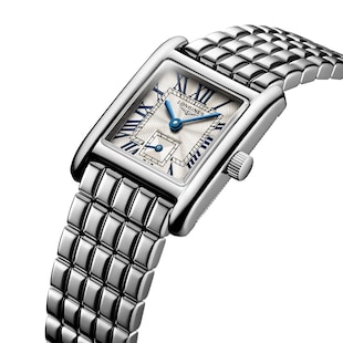 Longines Mini DolceVita 21.5mm X 29mm Ladies Watch Silver Stainless Steel
