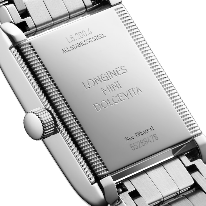 Longines Mini Dolce Vita 21.5mm X 29mm Ladies Watch Silver Stainless Steel