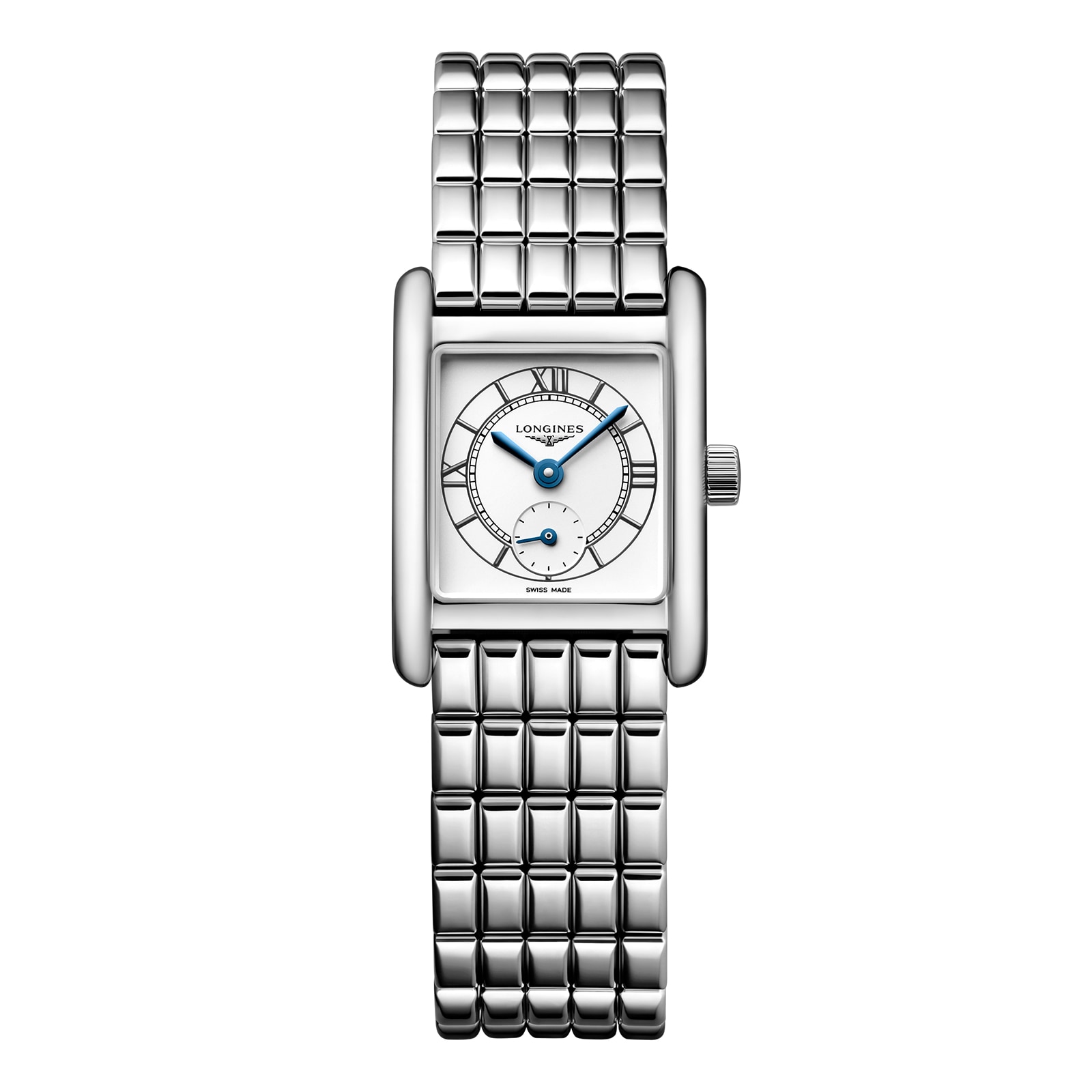 Longines Mini DolceVita 21.5mm X 29mm Ladies Watch Silver Stainless Steel