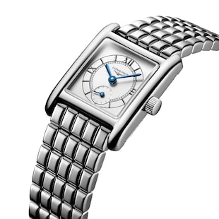 Longines Mini DolceVita 21.5mm X 29mm Ladies Watch Silver Stainless Steel