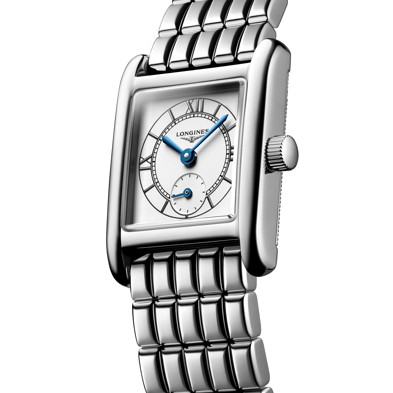 Longines Mini DolceVita 21.5mm X 29mm Ladies Watch Silver Stainless Steel