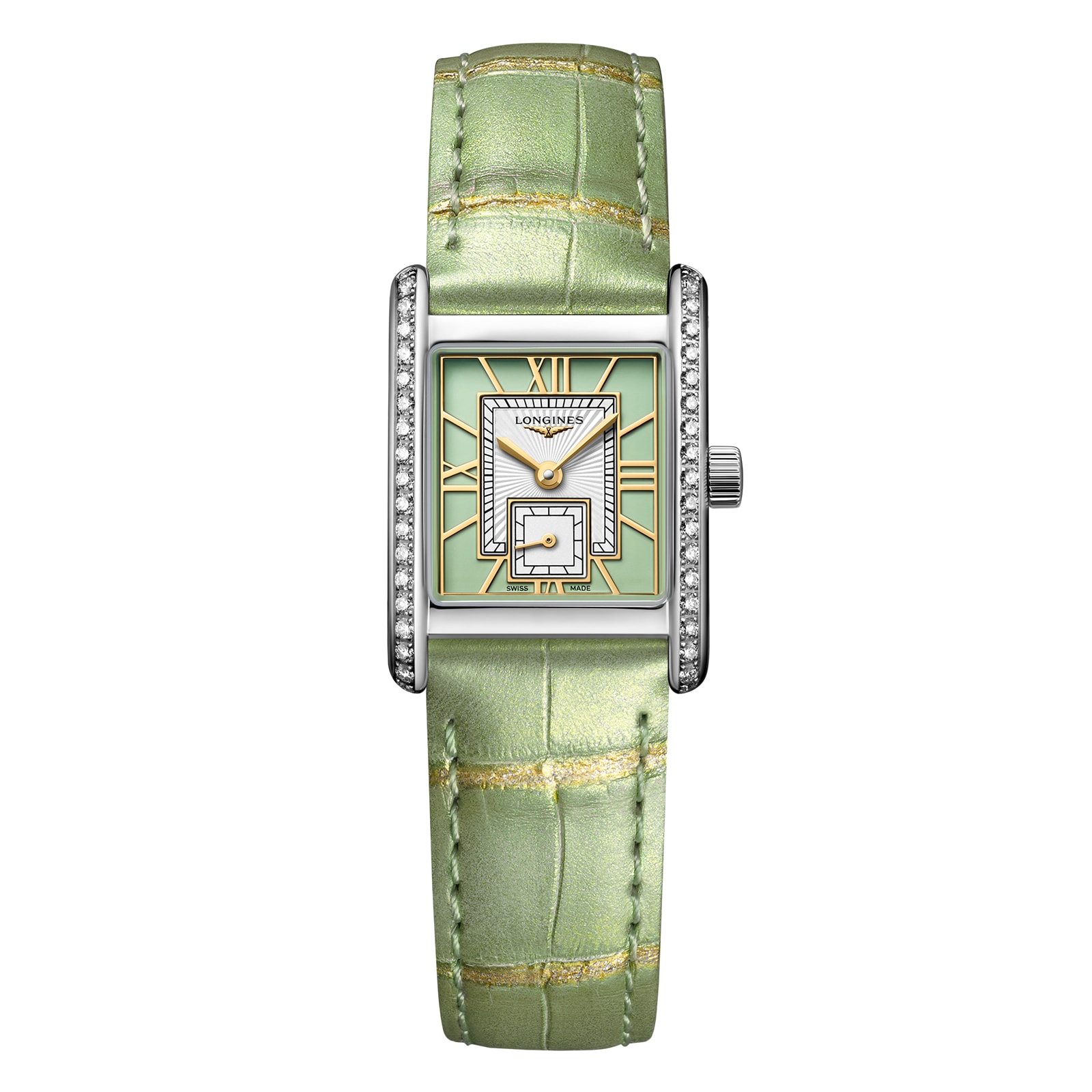 Longines Mini DolceVita 21.5mm X 29mm Ladies Watch Green Longines Mini DolceVita 21.5mm X 29mm Ladies Watch Green