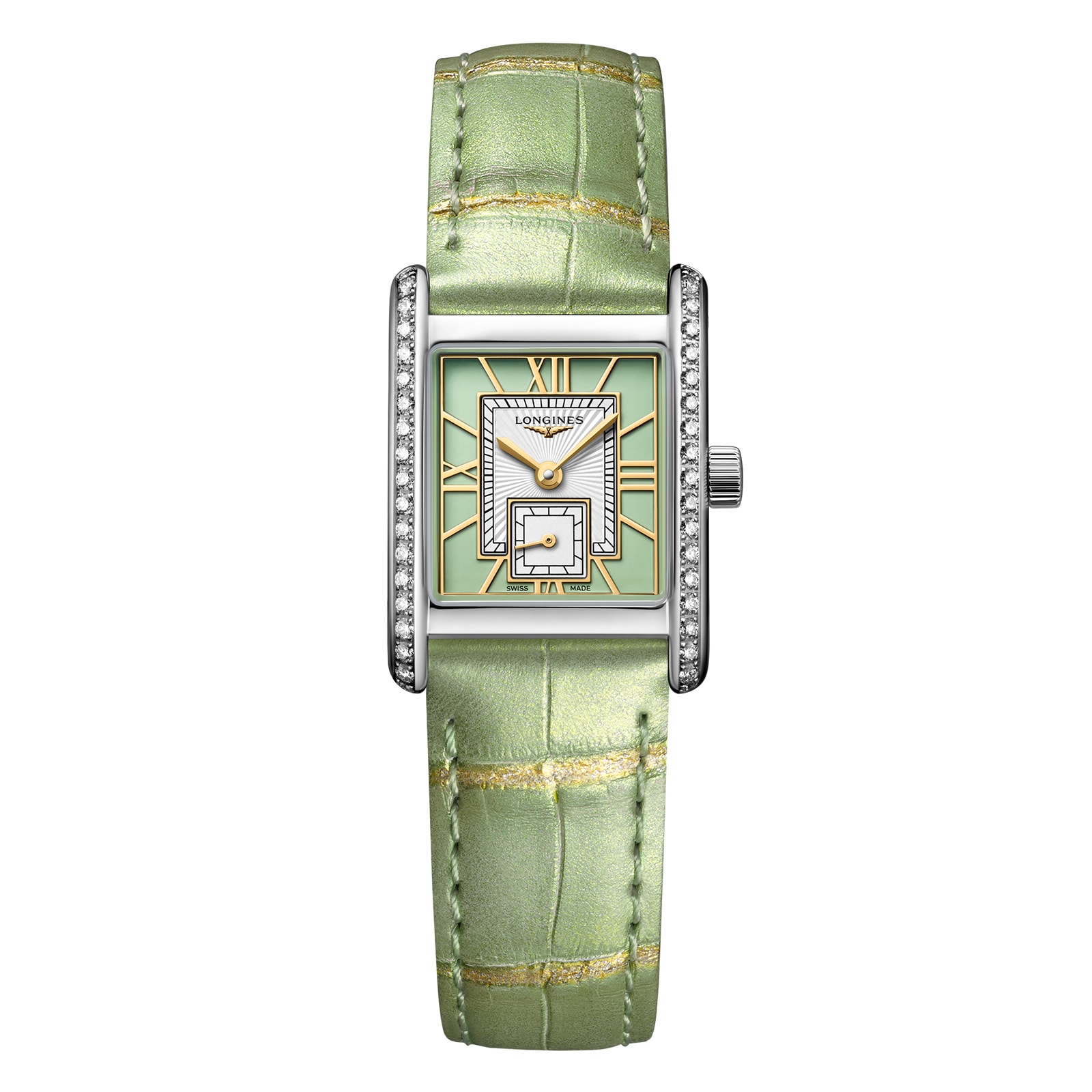 Longines Mini DolceVita 21.5mm X 29mm Ladies Watch Green