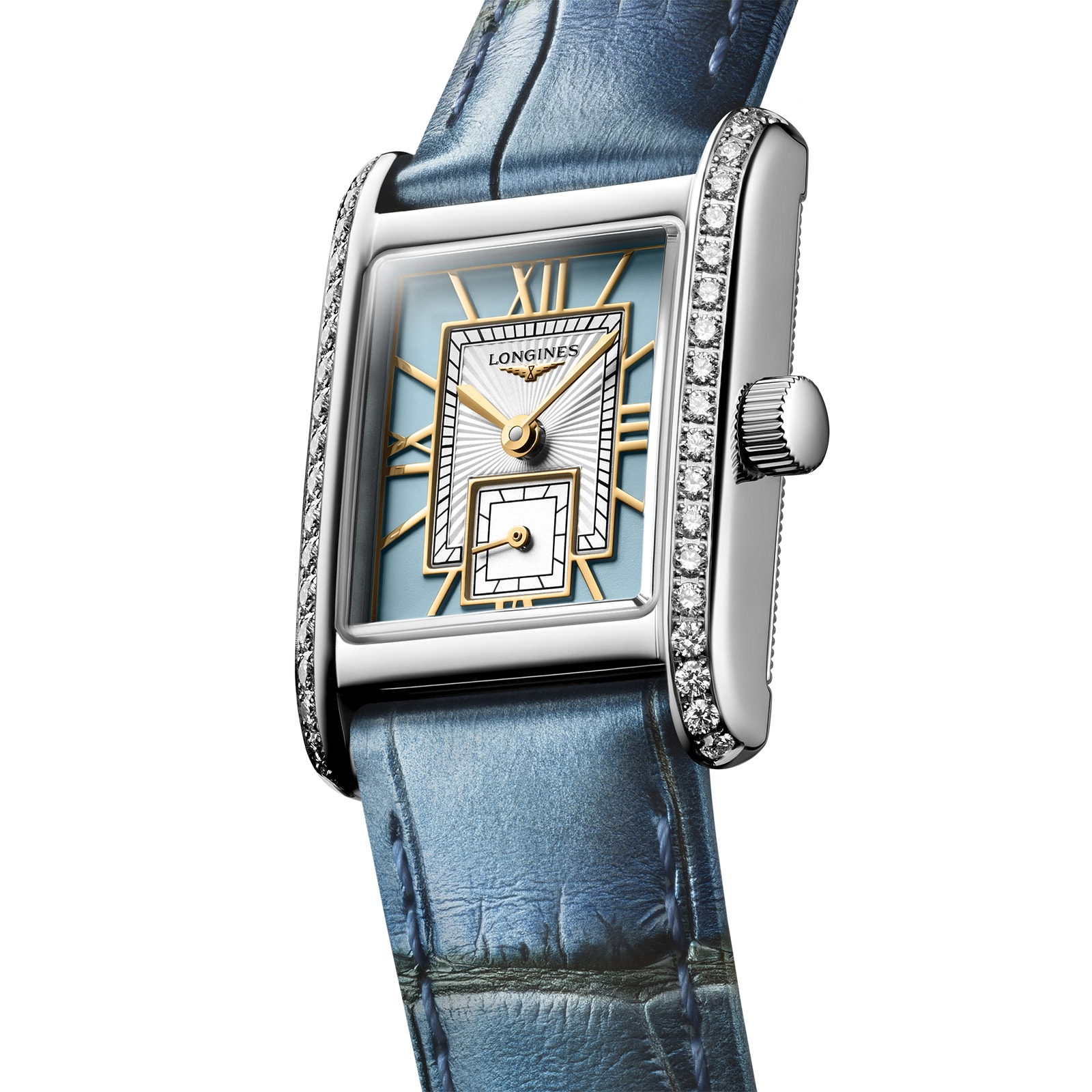 Longines Mini DolceVita 21.5mm X 29mm Ladies Watch Blue