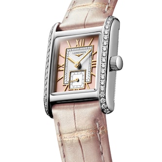 Longines Mini DolceVita 21.5mm X 29mm Ladies Watch Pink