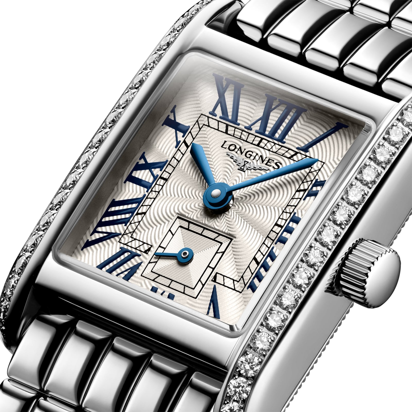Longines Mini DolceVita 21.5mm X 29mm Ladies Watch Silver