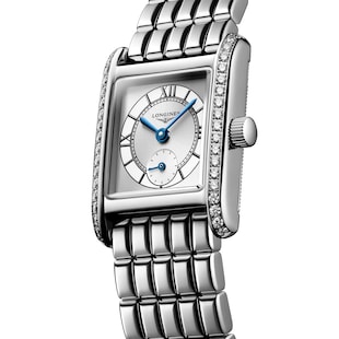 Longines Mini DolceVita 21.5mm X 29mm Ladies Watch Silver Stainless Steel