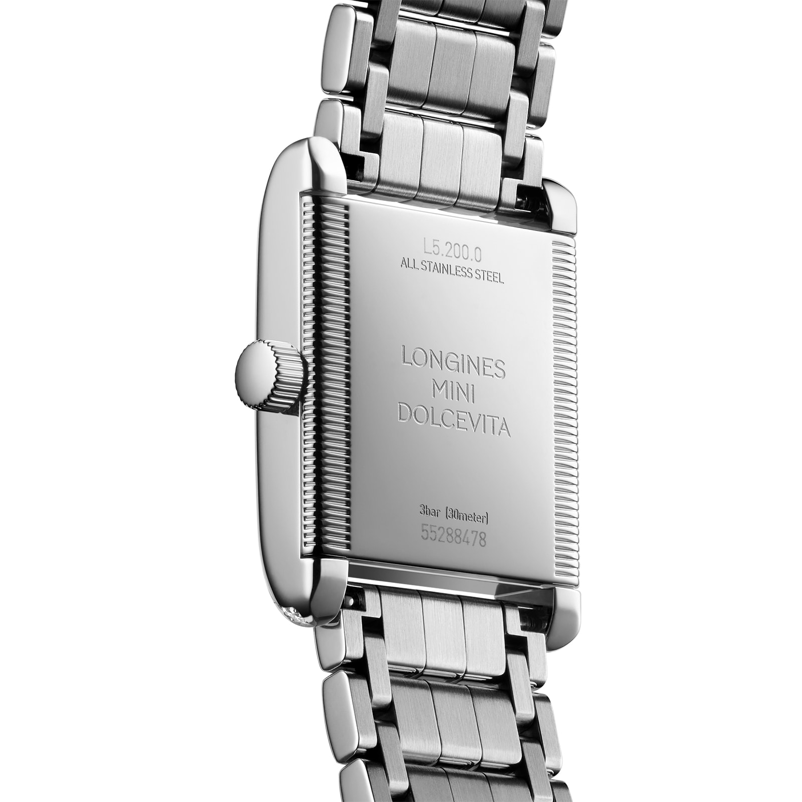 Longines Mini DolceVita 21.5mm X 29mm Ladies Watch Silver Stainless Steel