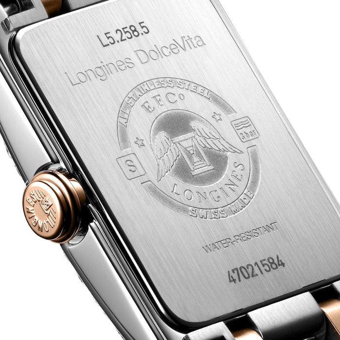 Longines Dolce Vita 17.70mm X 27mm Ladies Watch Silver