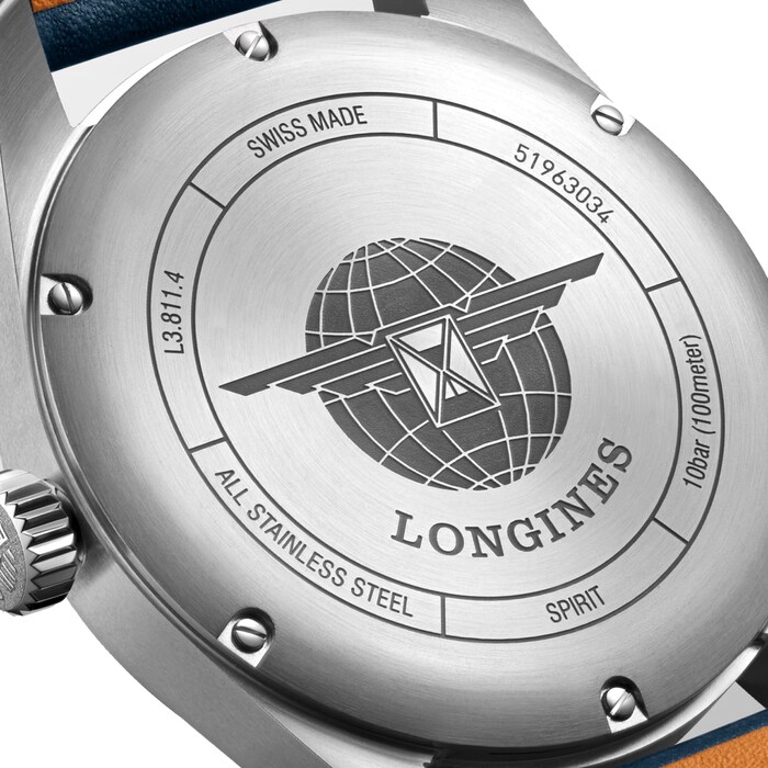 Longines Spirit Avigation 42mm Mens Watch Blue