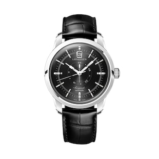 Longines Conquest Heritage Central Power Reserve 38mm Mens Watch Black