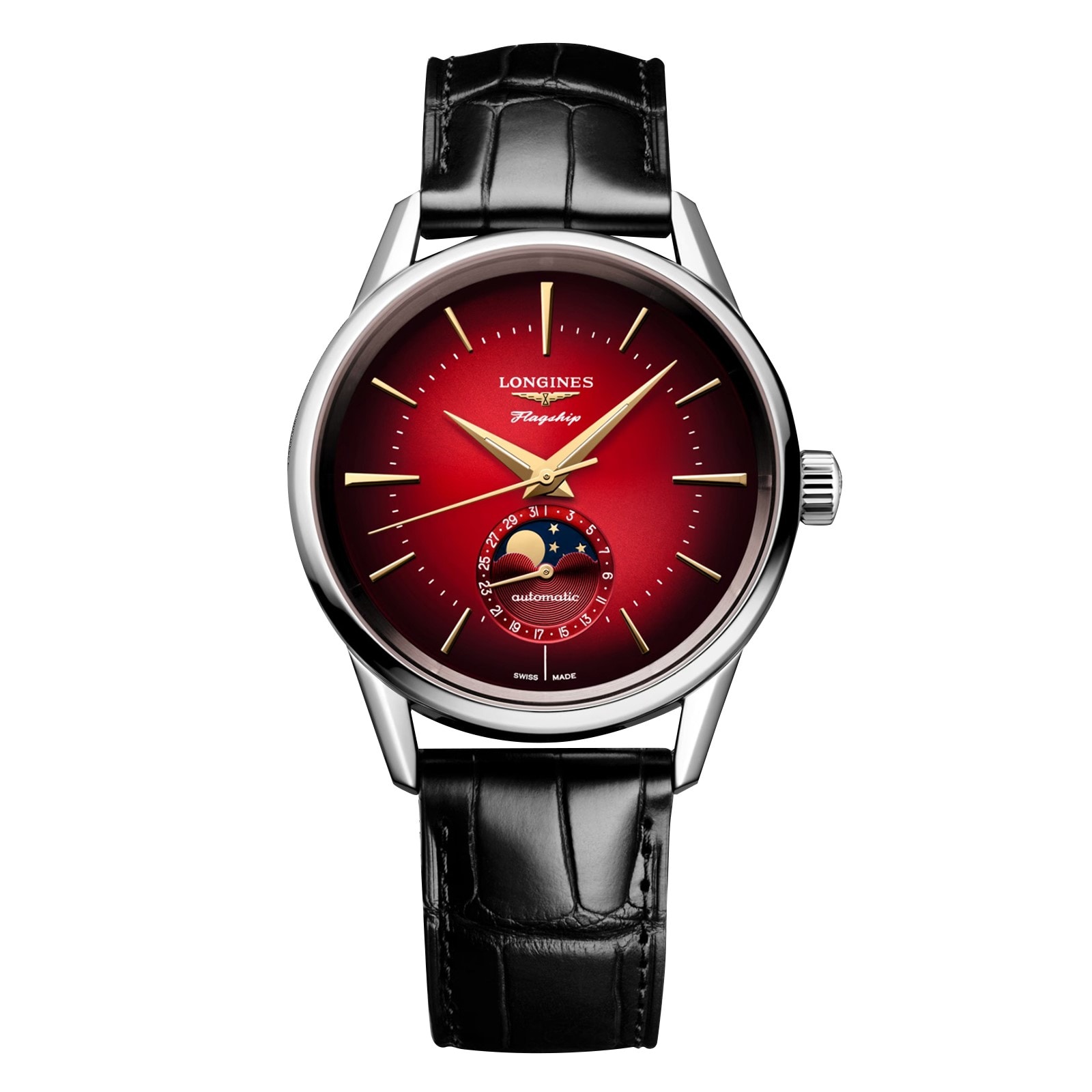 Flagship Heritage Year Of The Dragon 38.5mm Mens Watch Red