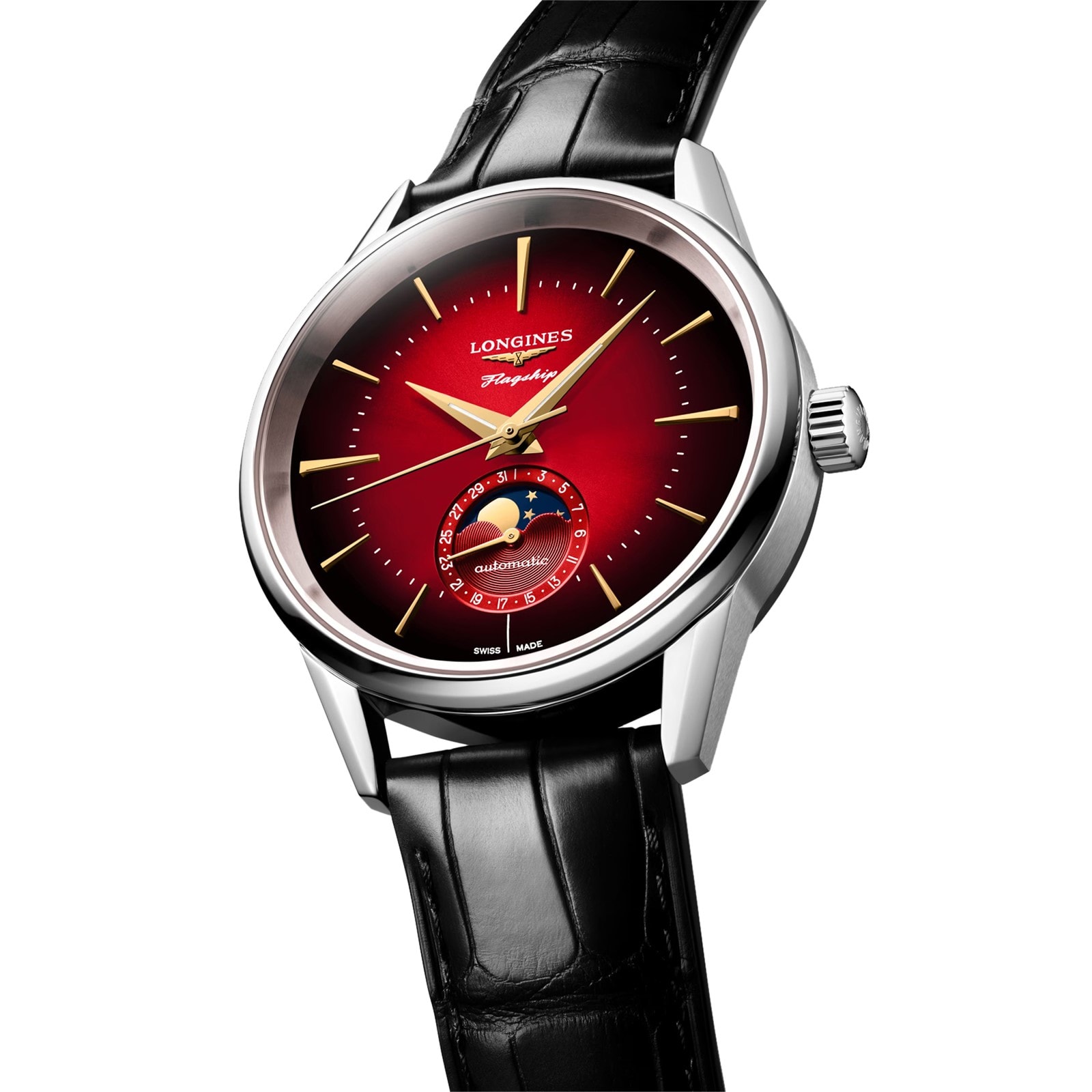 Flagship Heritage Year Of The Dragon 38.5mm Mens Watch Red