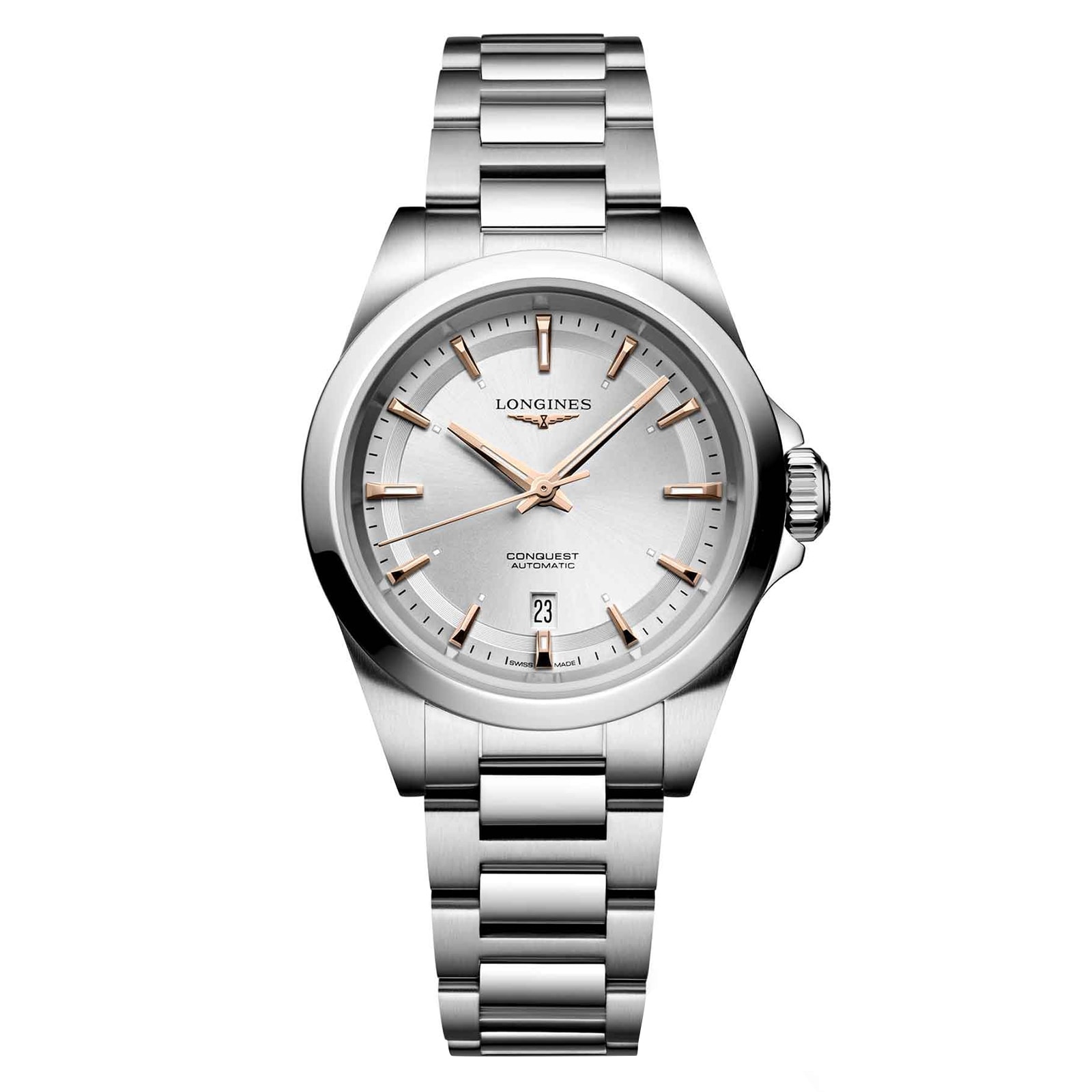 Longines Conquest 30mm Ladies Watch Silver Longines Conquest 30mm Ladies Watch Silver