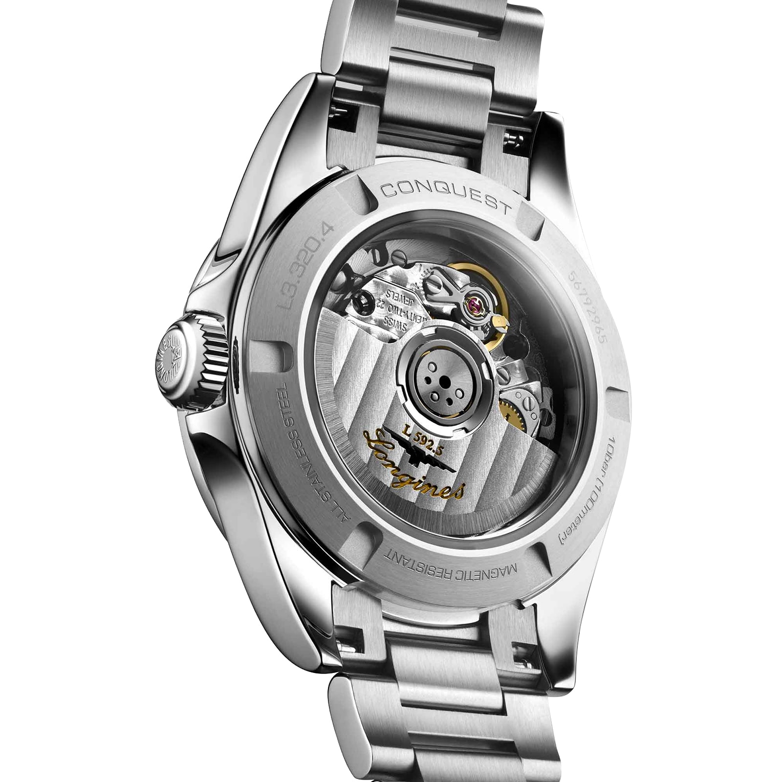 Longines Conquest 30mm Ladies Watch Silver Longines Conquest 30mm Ladies Watch Silver