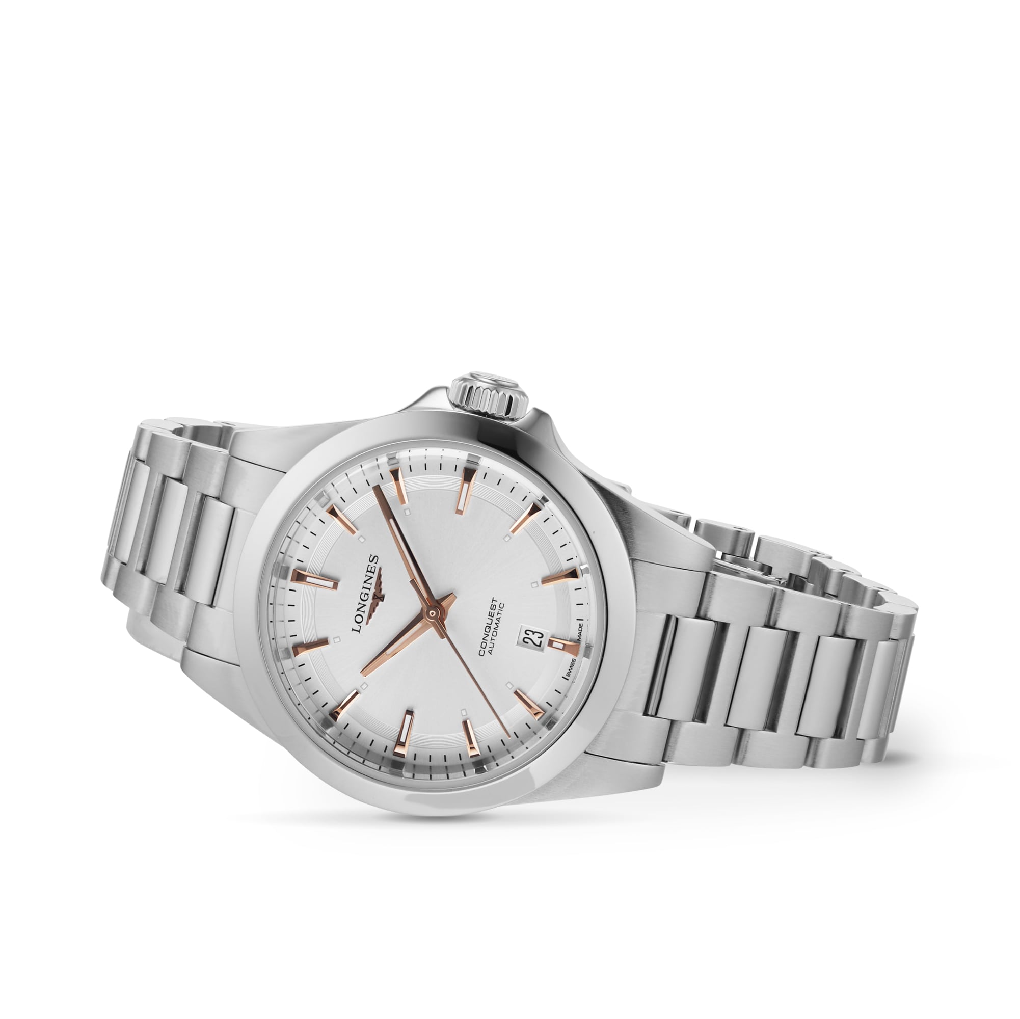 Longines Conquest 30mm Ladies Watch Silver Longines Conquest 30mm Ladies Watch Silver