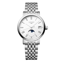 17351381 - Elegant Collection 30mm Ladies Watch White Stainless Steel