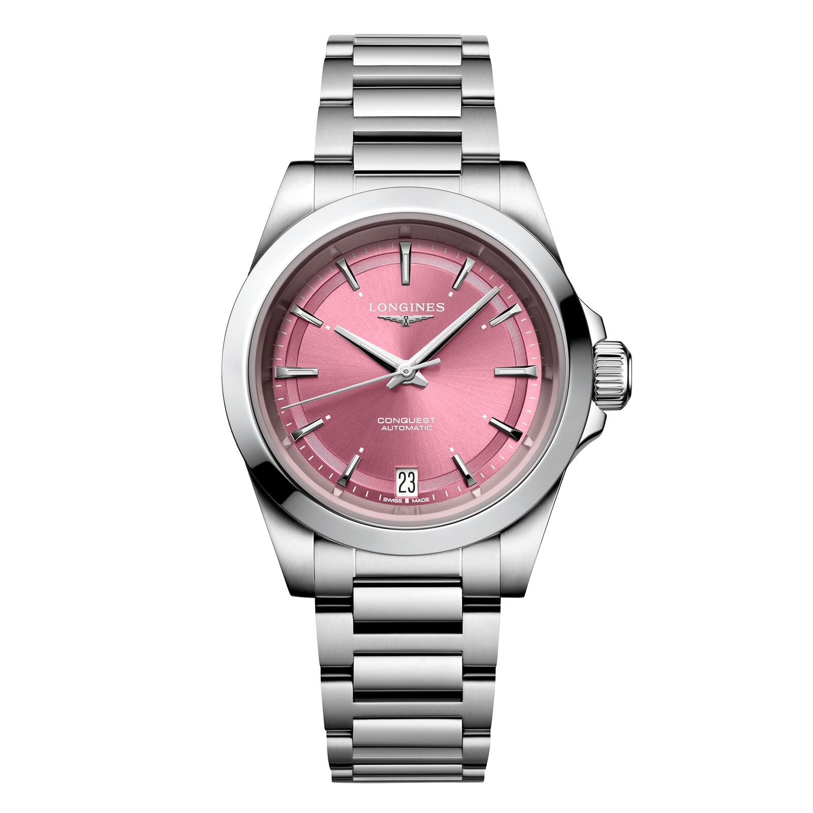 Longines Conquest 34mm Ladies Watch Pink Longines Conquest 34mm Ladies Watch Pink
