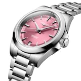 Longines Conquest 34mm Ladies Watch Pink