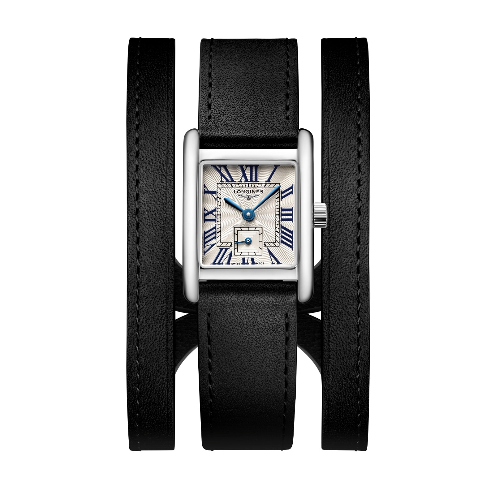 Mini Dolcevita 21.5mm X 29mm Ladies Watch Black Strap