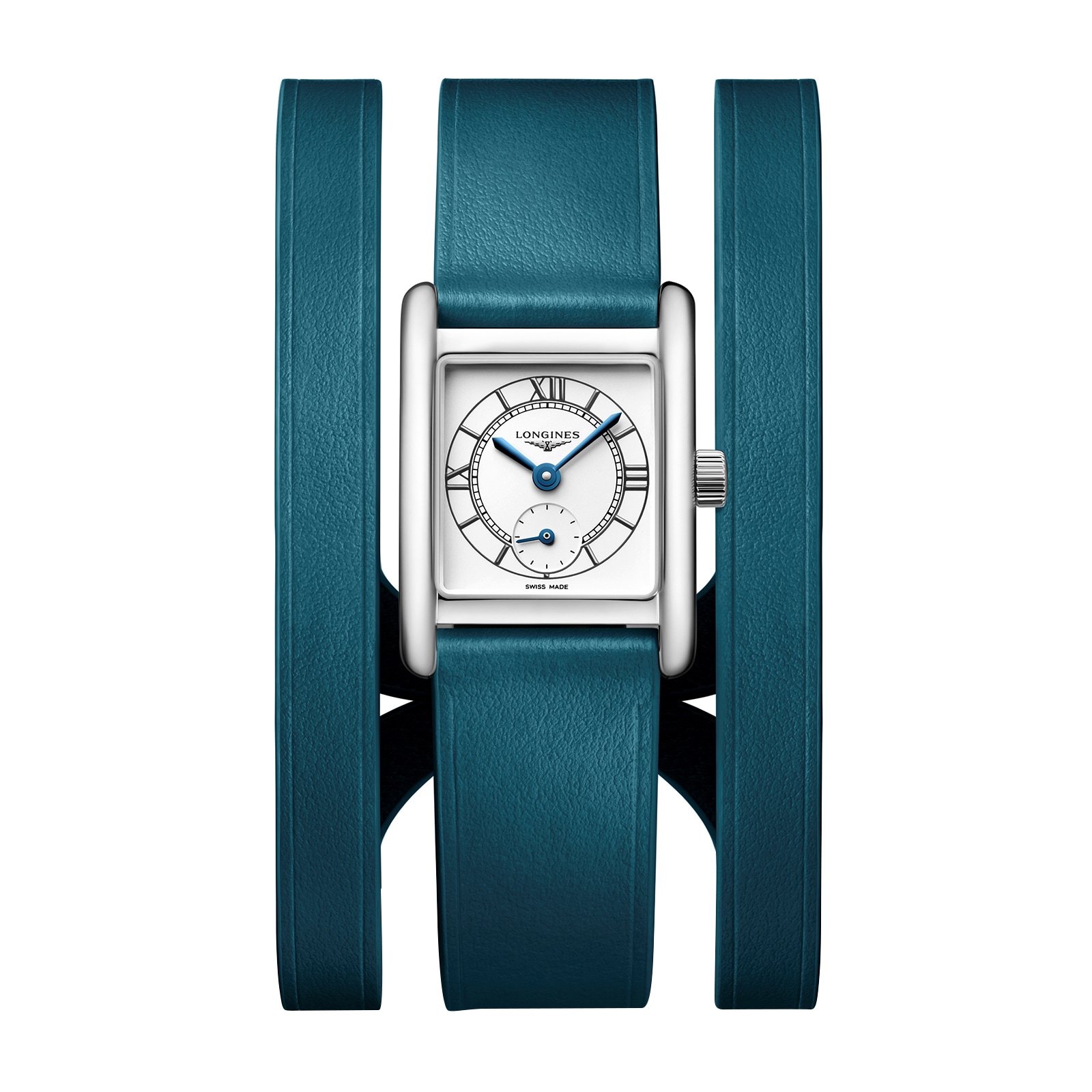 Mini Dolcevita 21.5mm X 29mm Ladies Watch Green Strap